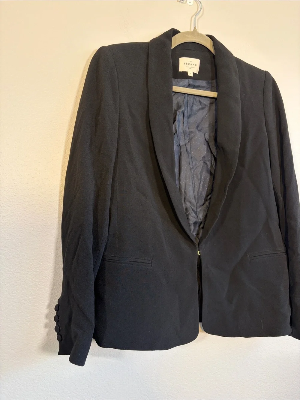 Sezane Sarina Blazer in Black - 36 (US 4)